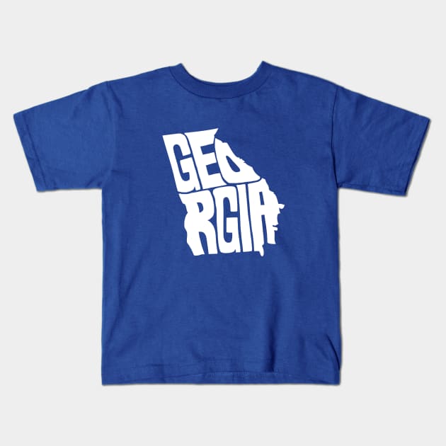 Georgia White Kids T-Shirt by Seanings